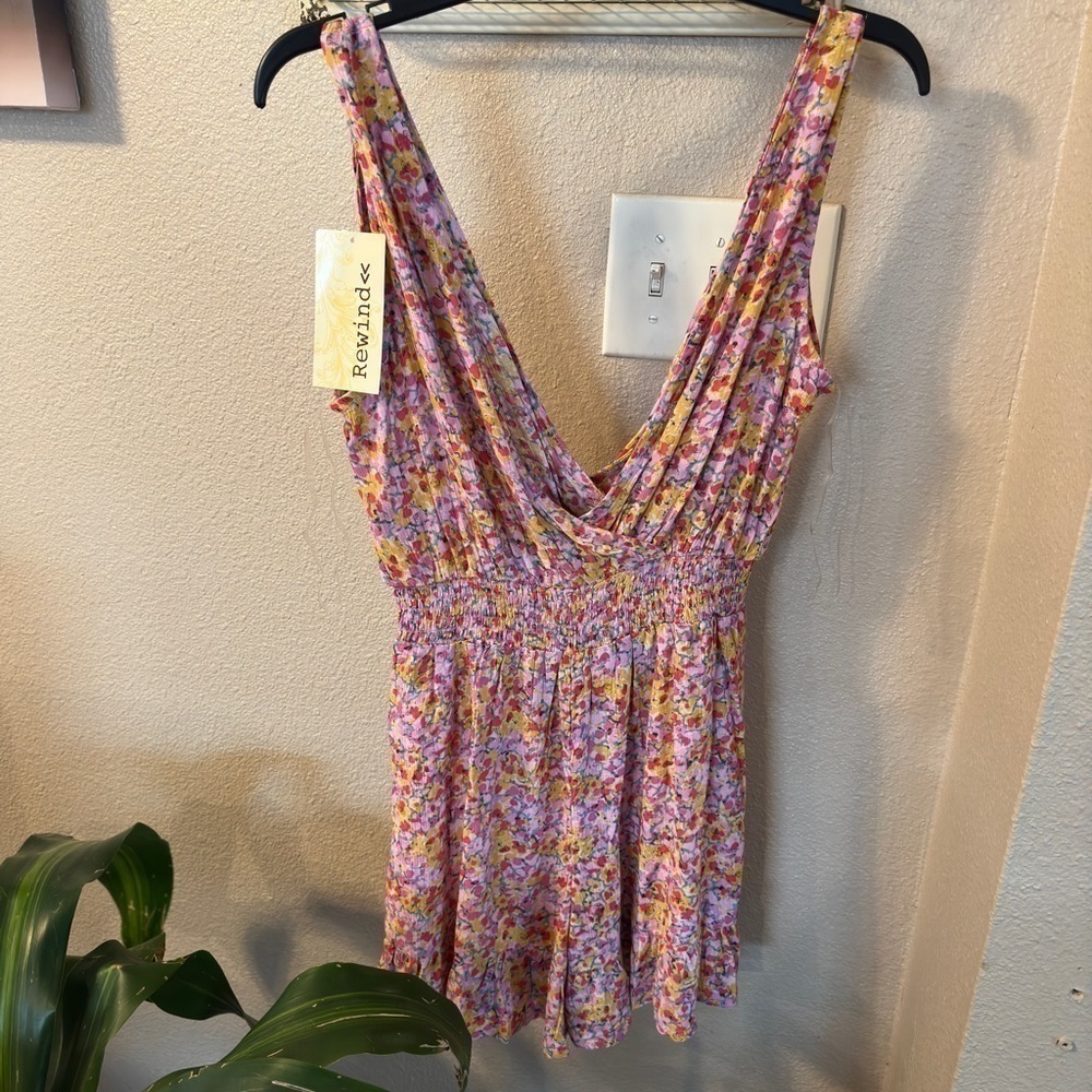 REWIND Front Wrap Romper